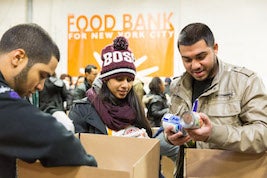 Food Bank for New York City volunteers