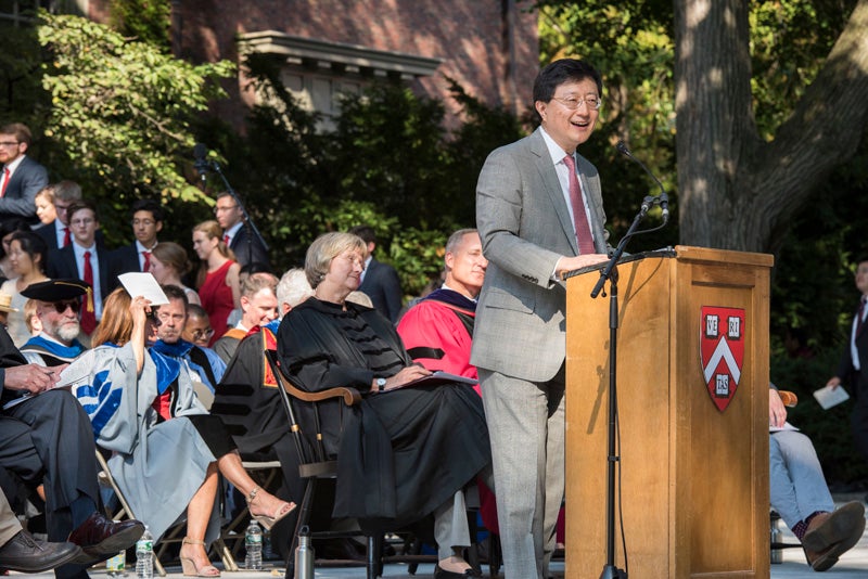 Paul Choi, president of the Harvard Alumni Association. 