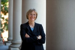 Harvard University President and Lincoln Professor of History Drew Gilpin Faust
