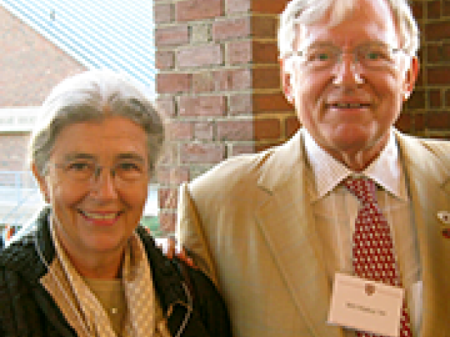William E. Markus ’60 and his wife, Carole