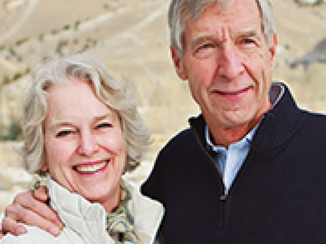 John French ’66, MBA ’74, P’06, ’02, ’98 and his wife Elaine EdM ’73