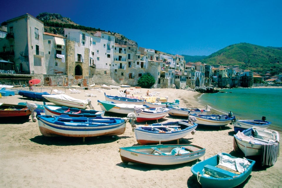 Fishing boats in Sicily