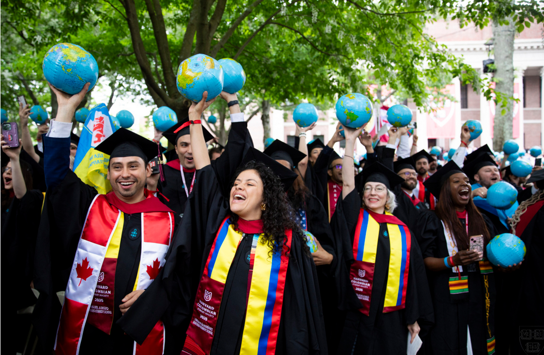 Graduates celebrate at Commencement 2025.