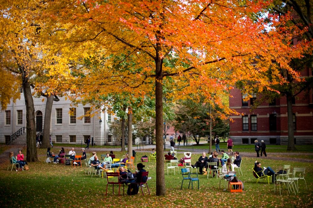 Harvard Yard in the Fall