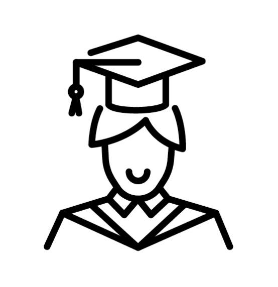 An animated graduate