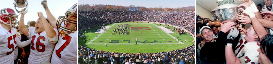 Snapshots from the 118th Harvard-Yale game where the Crimson beat Yale 35–23 at the Yale Bowl on November 17, 2001.