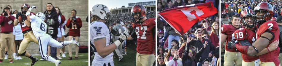 Snapshots from the 129th Harvard-Yale game where the Crimson beat Yale 34–24 at Harvard Stadium on November 17, 2012.