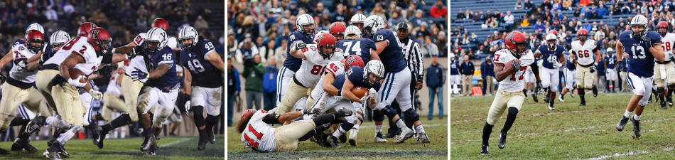 Snapshots from the 134th Harvard-Yale game where the Crimson valiantly fought but ultimately lost the fight to Yale 24–3 at the Yale Bowl on November 18, 2017.