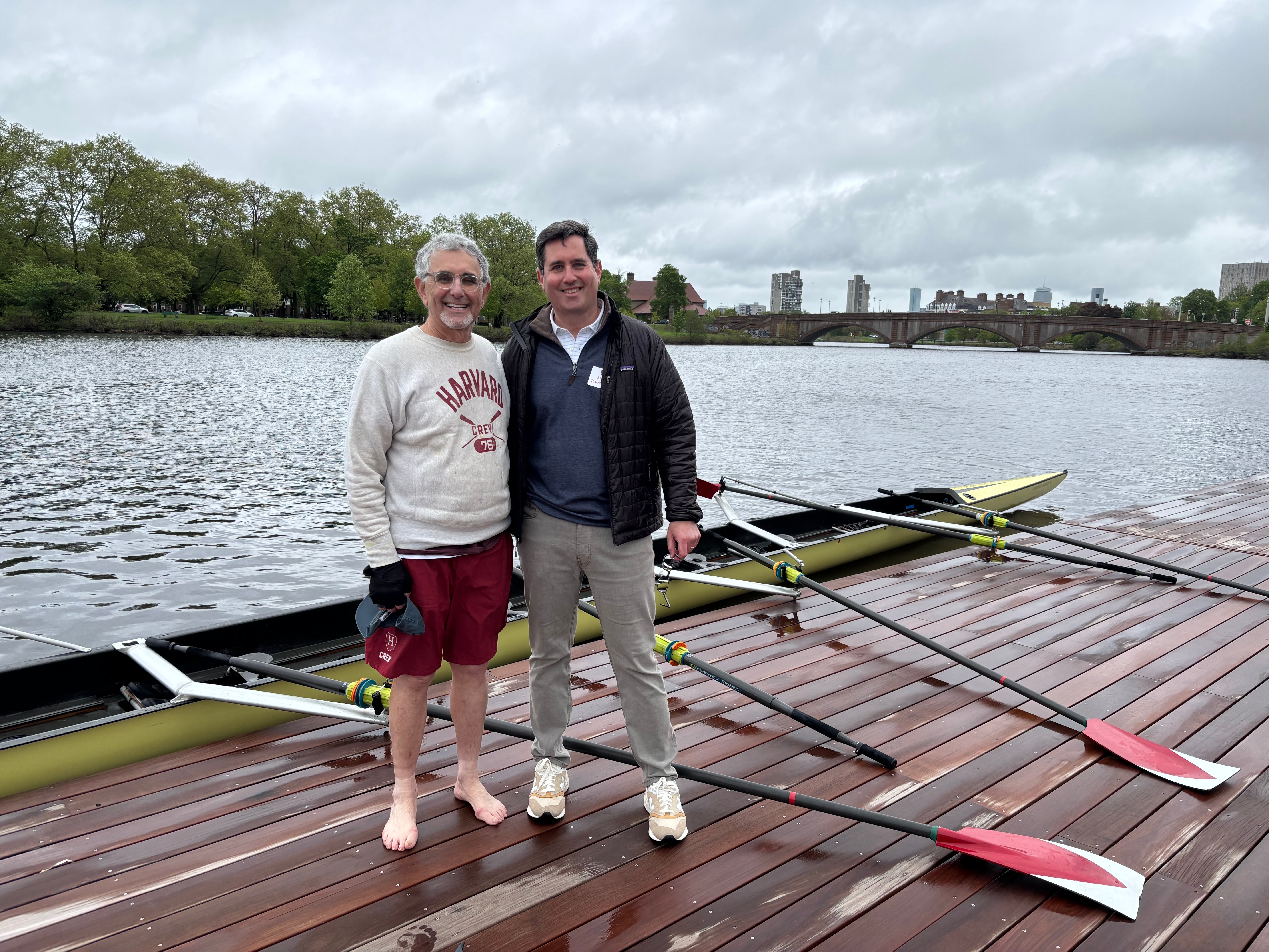 Ed Poliakoff with his son Eli