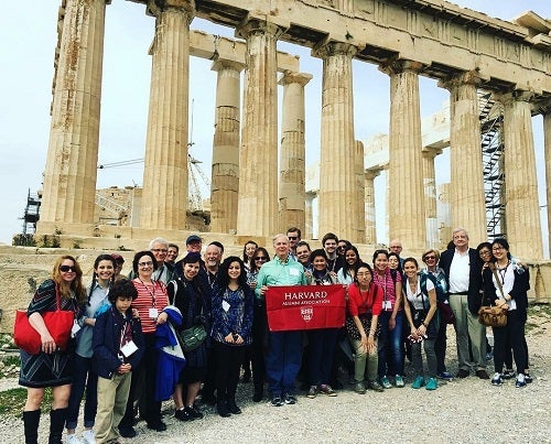 Harvard Alumni Travels spring break trip to Greece