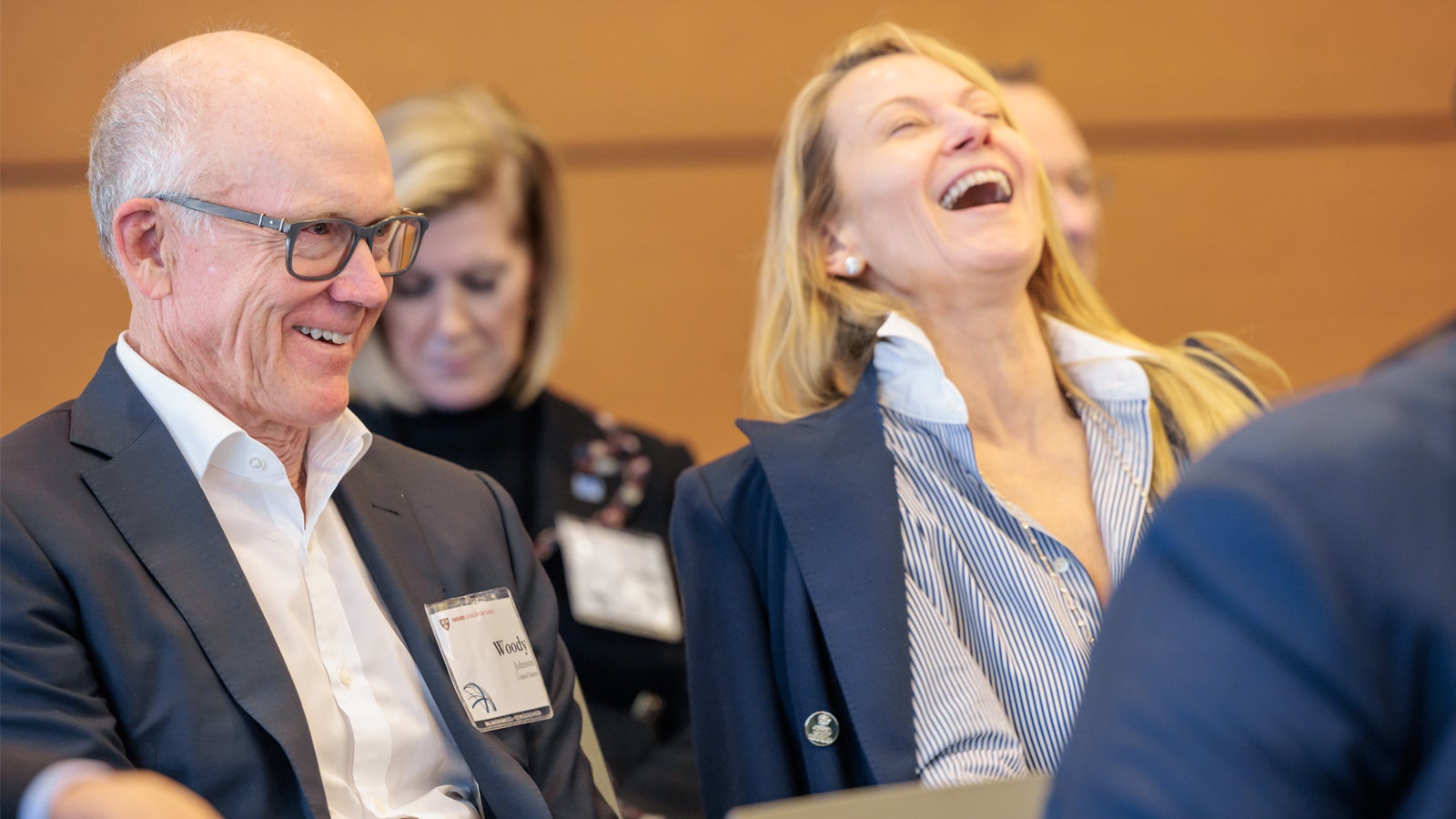 Robert W. Johnson and Suzanne Johnson at the 2024 Global Advisory Council meeting.