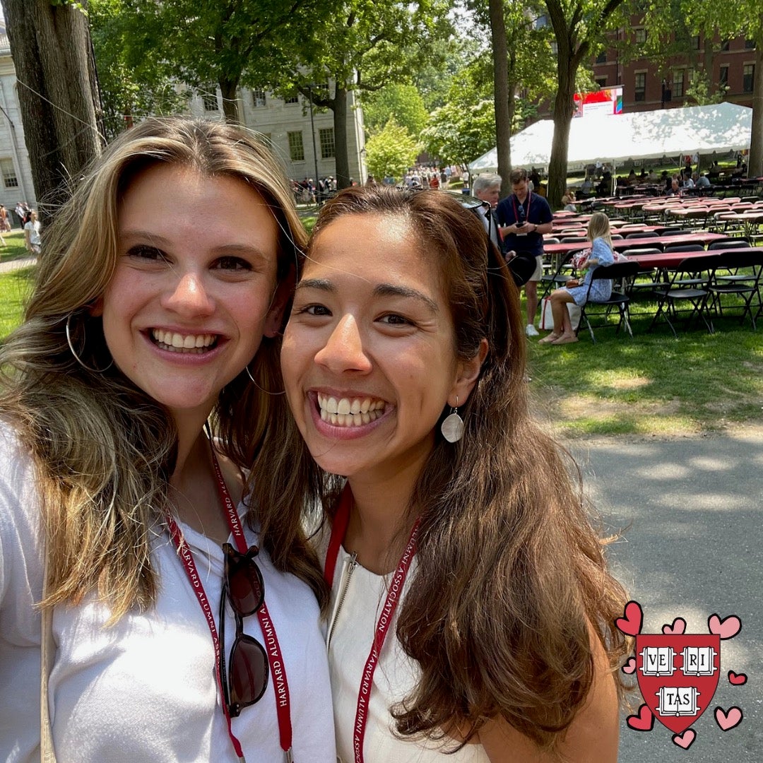 Cass Hastie AB '18, HGSE '19  & Gita Abhiraman AB '18