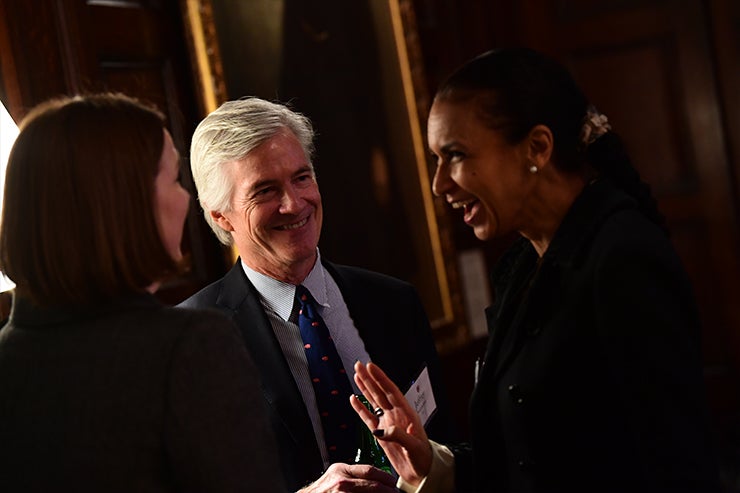 Guests chatting