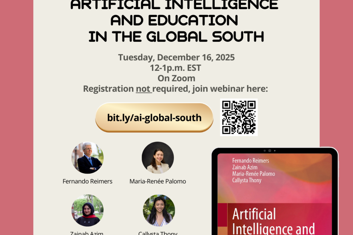 Poster for event with links