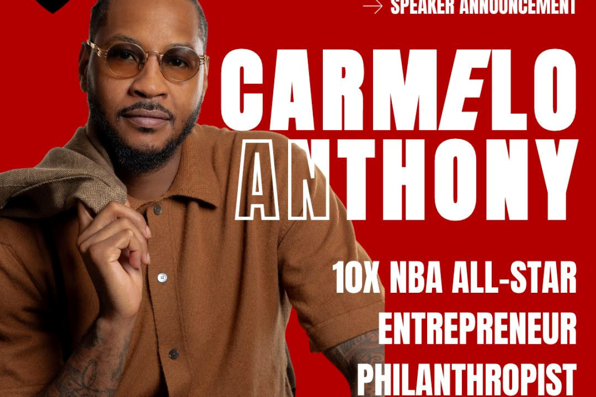 HUSL Speaker Announcement Carmelo Anthony 10X NBA All-Star, Entrepreneur, and Philanthropist HUSL Speaker Announcement Carmelo Anthony
