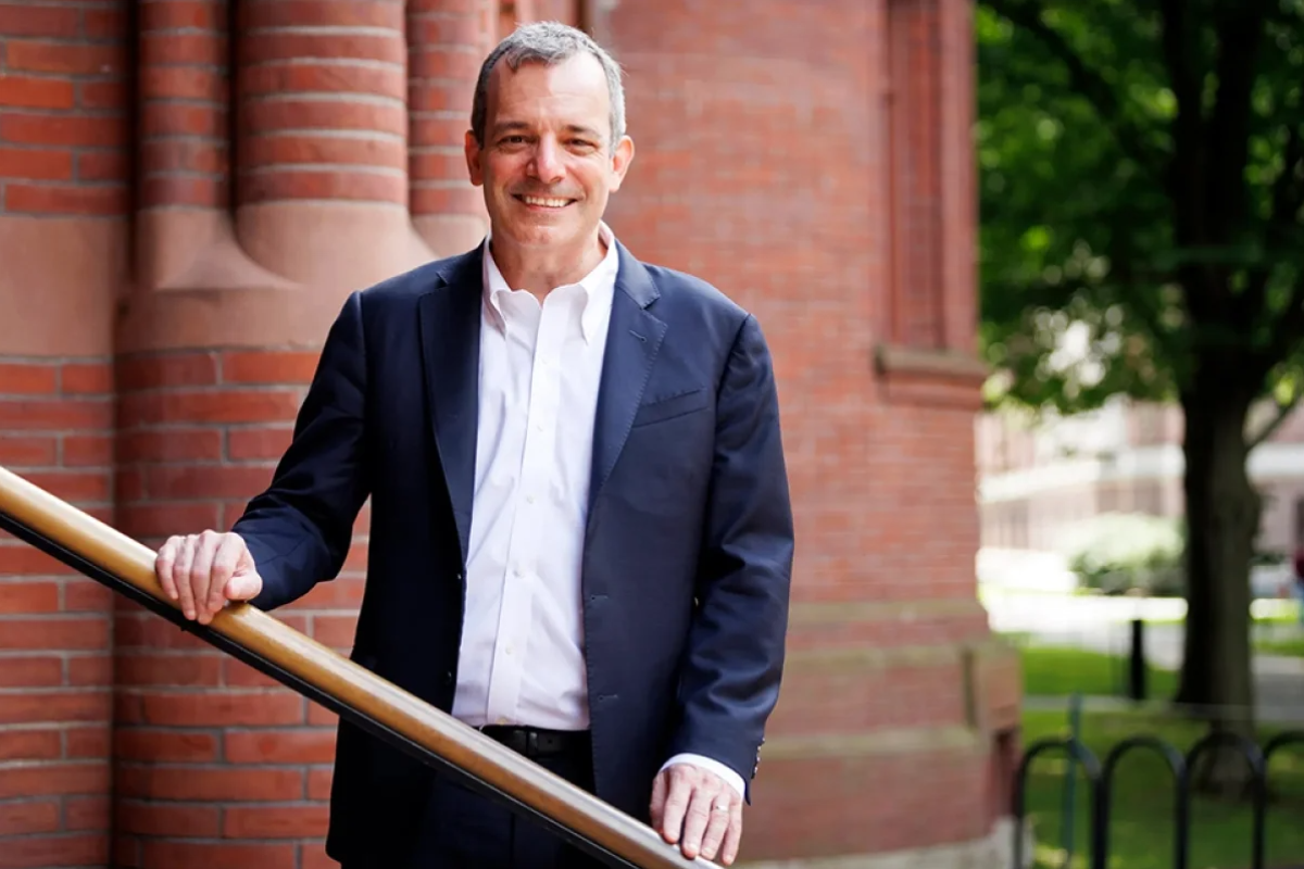 Provost Manning in Harvard Yard