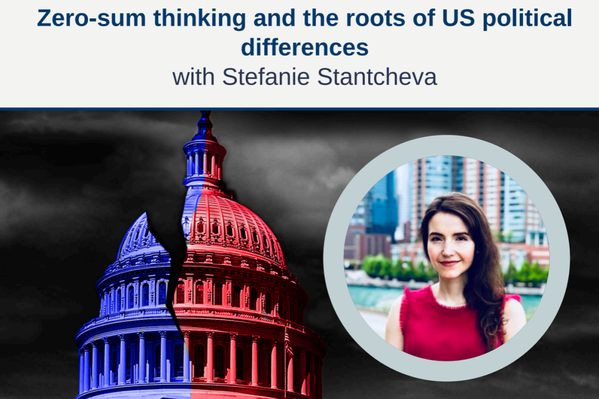 Event Flyer with Stefanie Stantcheva headshot