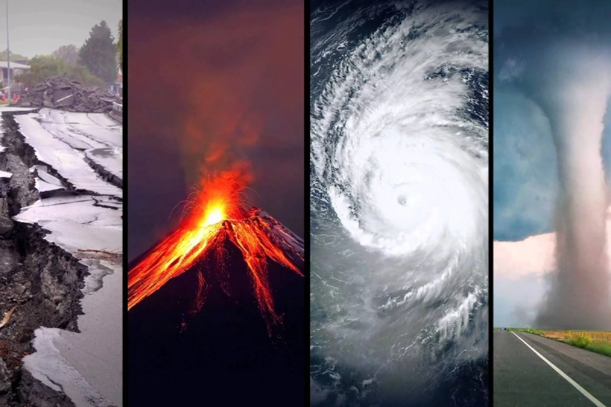 Images of natural disasters