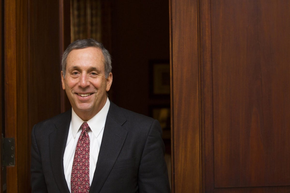 harvard president larry bacow