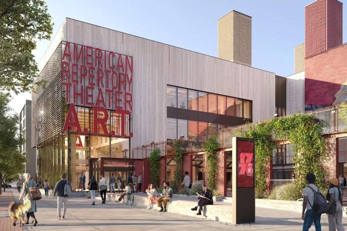 Rendering of the new home of the American Repertory Theater