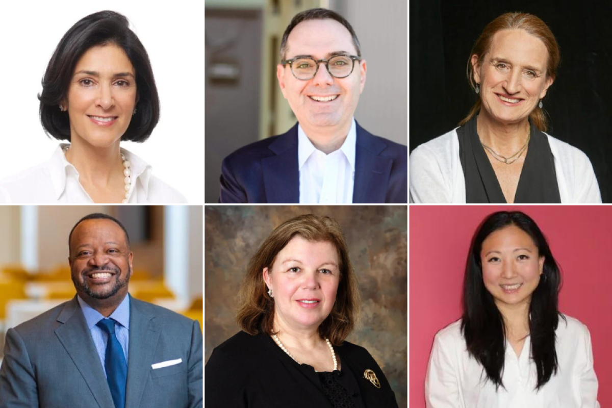 Portraits of 2022 HAA Award winners (from top left) Janet Nezhad Band, David Battat, Marion Dry, Roger A. Fairfax Jr., Marlene Rehkamp O’Brien, Margaret M. Wang