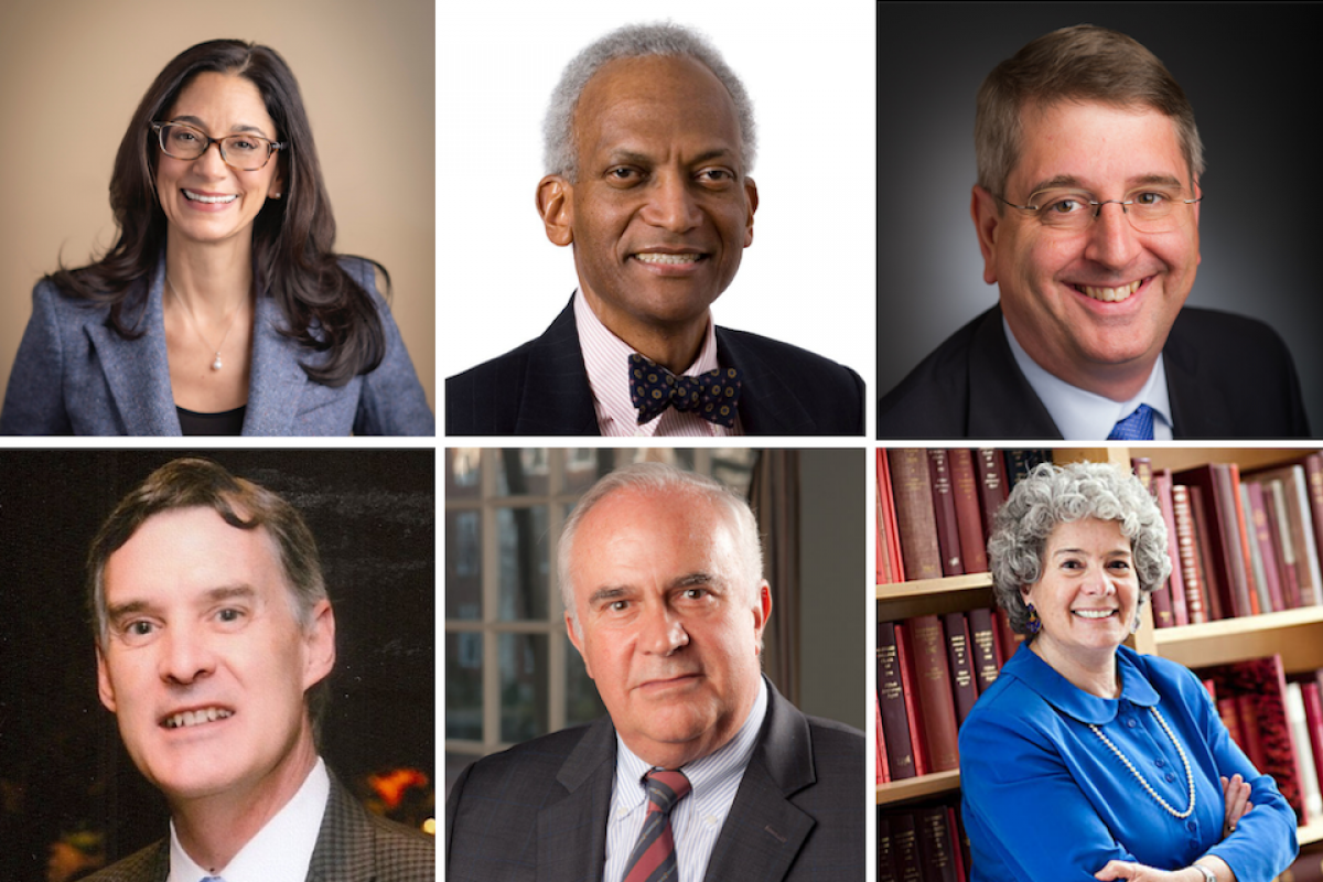 2021 HAA Award winners (top row from left) Susan Morris Novick, James Bowers, Harold Burstein, (bottom row from left) Jay Hooper, Gustavo Herrero, and Deborah Smullyan