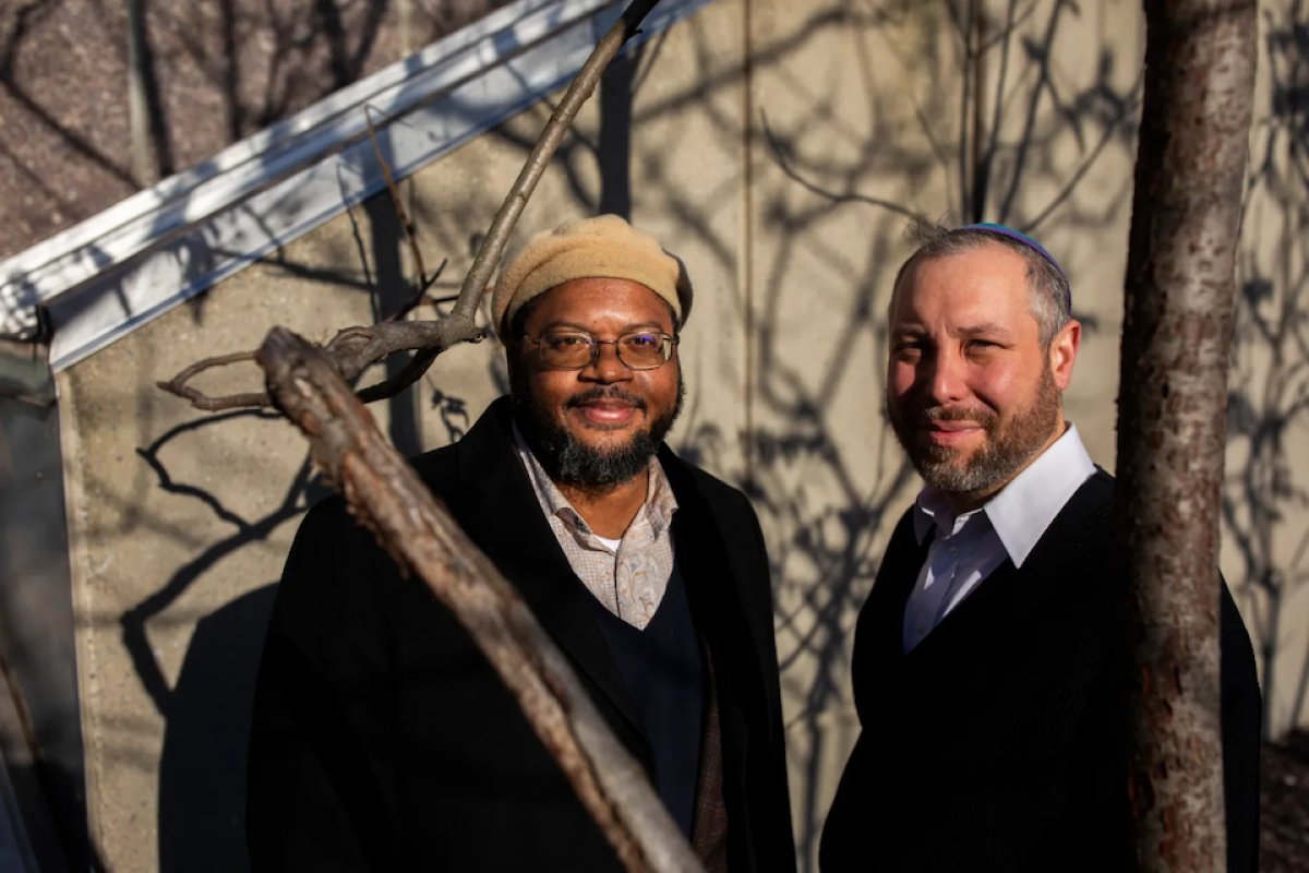 Imam Khalil Abdur-Rashid and Rabbi Getzel Davis