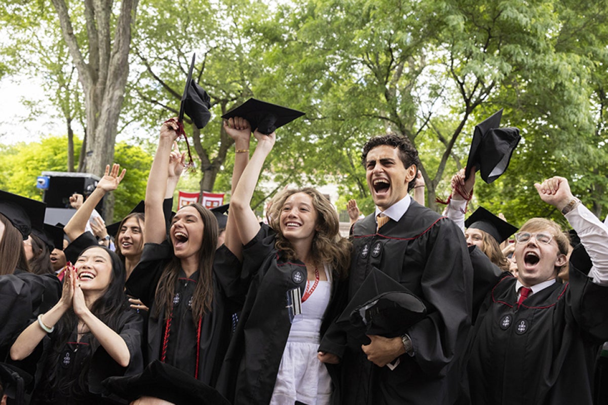 grads jump up and down