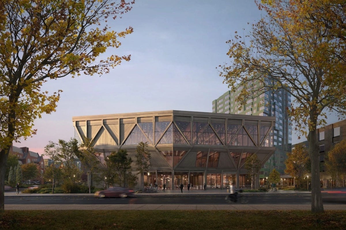 The David Rubenstein Treehouse will be located on Harvard University's Enterprise Research Campus in Allston.