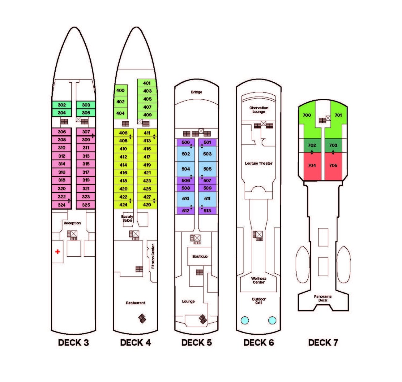 Exploris One deck plan