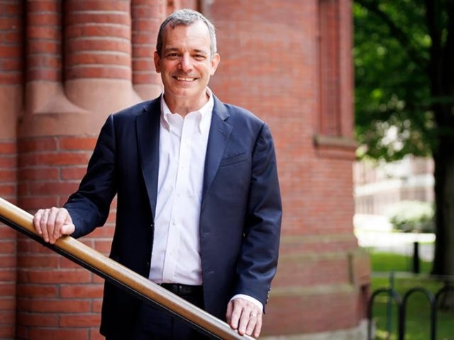 Provost Manning in Harvard Yard