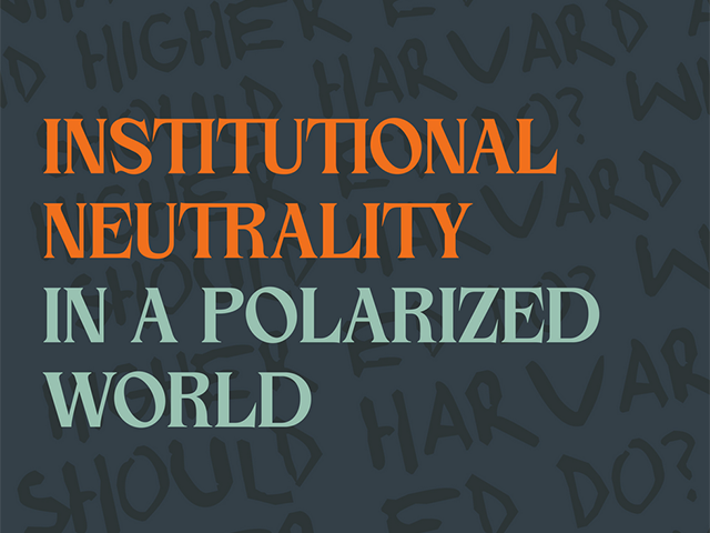 Institutional Neutrality event graphic