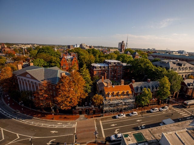 Aerial view of Harvard