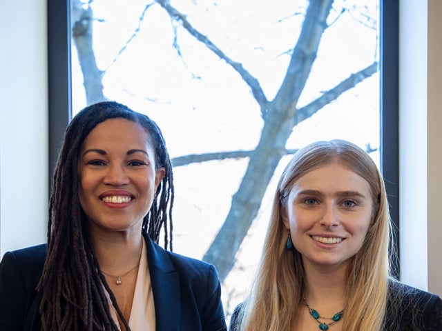 Michelle Millben, MTS ’26, and Sarah Zemelman, MTS ’26