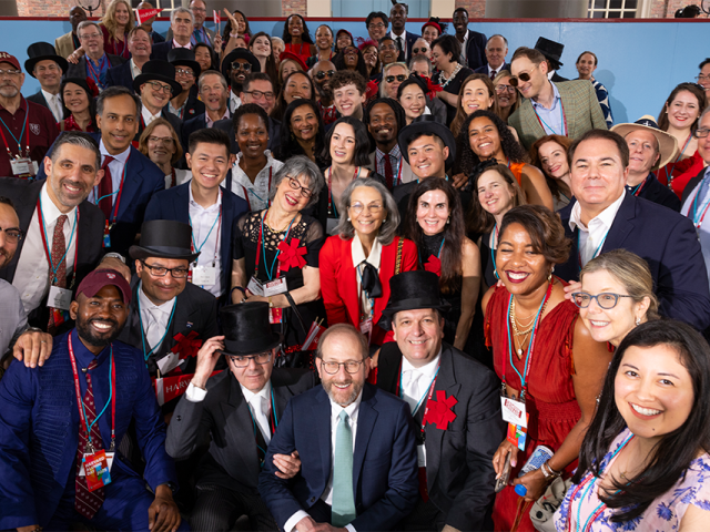 HAA Board with President Alan Garber at Harvard Alumni Day