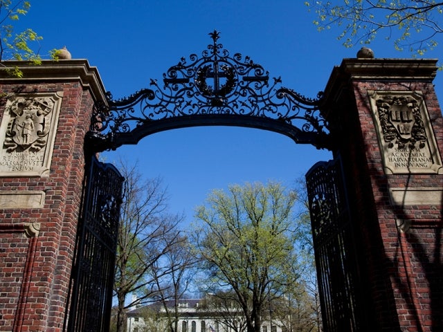 Gate into Harvard Yard