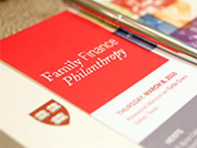 Family, Finance, and Philanthropy in Dallas