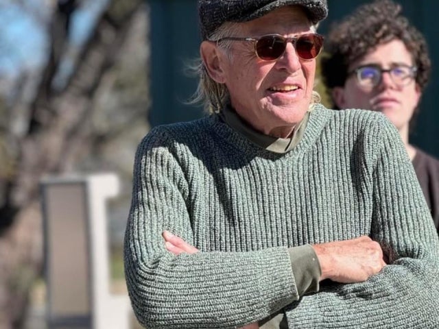 Bill McBride standing outside