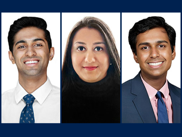 Ronak Desai, Arya Rao, and Ananthan Sadagopan