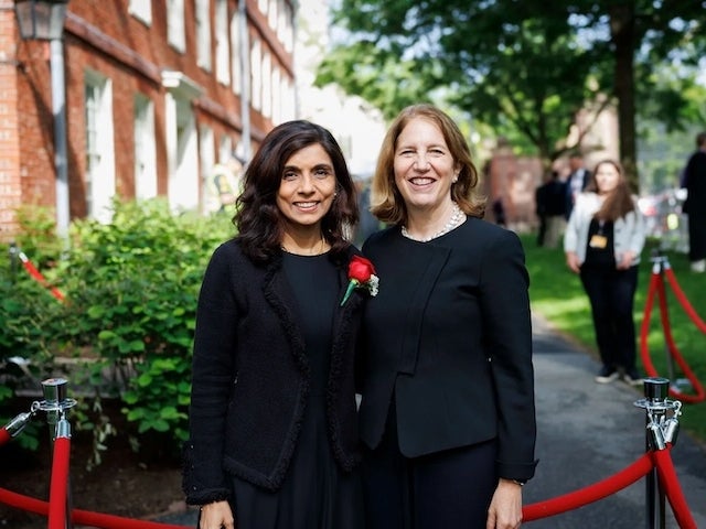 Monica Bharel and Sylvia Mathews Burwell