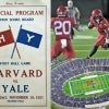 vintage ad for Harvard-Yale viewing party 