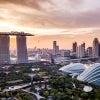 Aerial view of Singapore