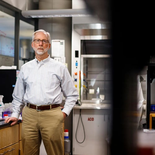 Jeffrey Macklis in the lab