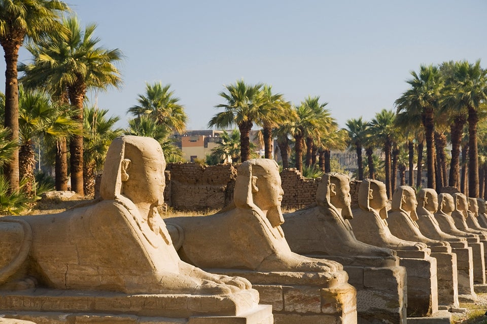 sphinx statues