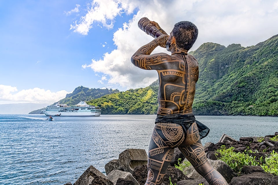 Polynesian man