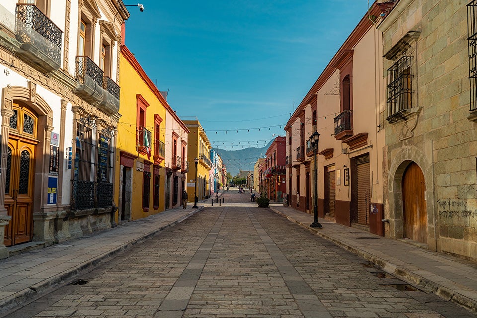 street in oaxaca
