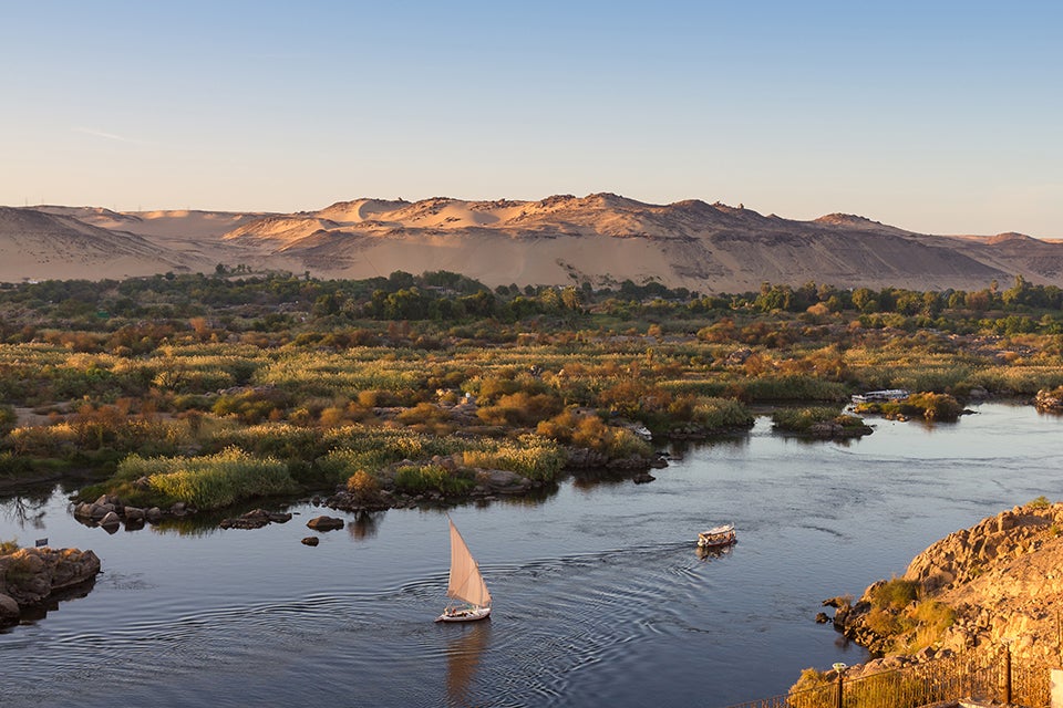 cruising on the nile