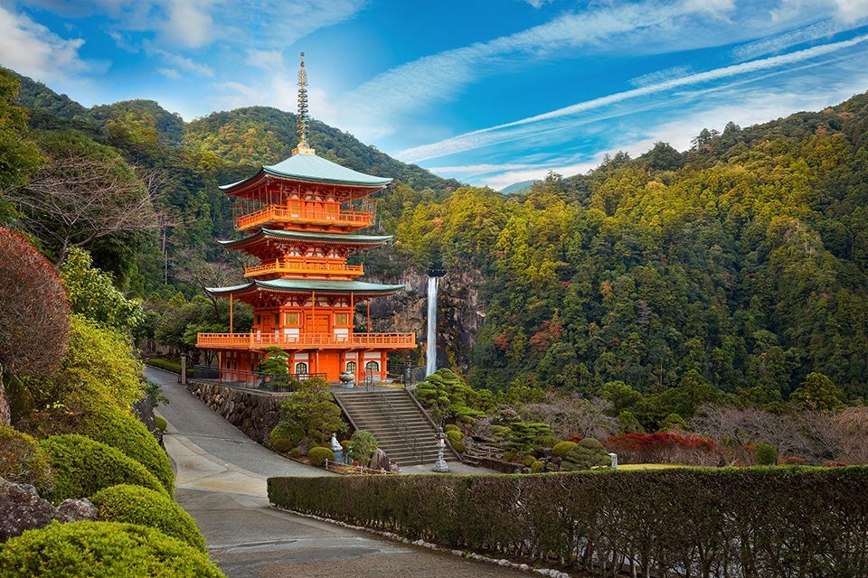 Pagoda of Seiganto Temple in Wakayama, Japan