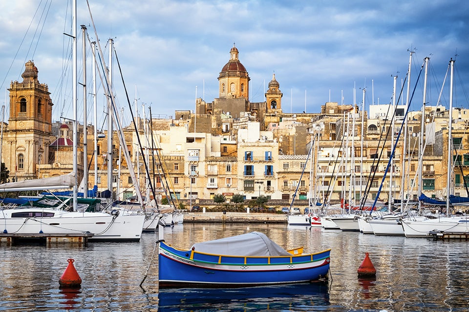 Valletta harbor