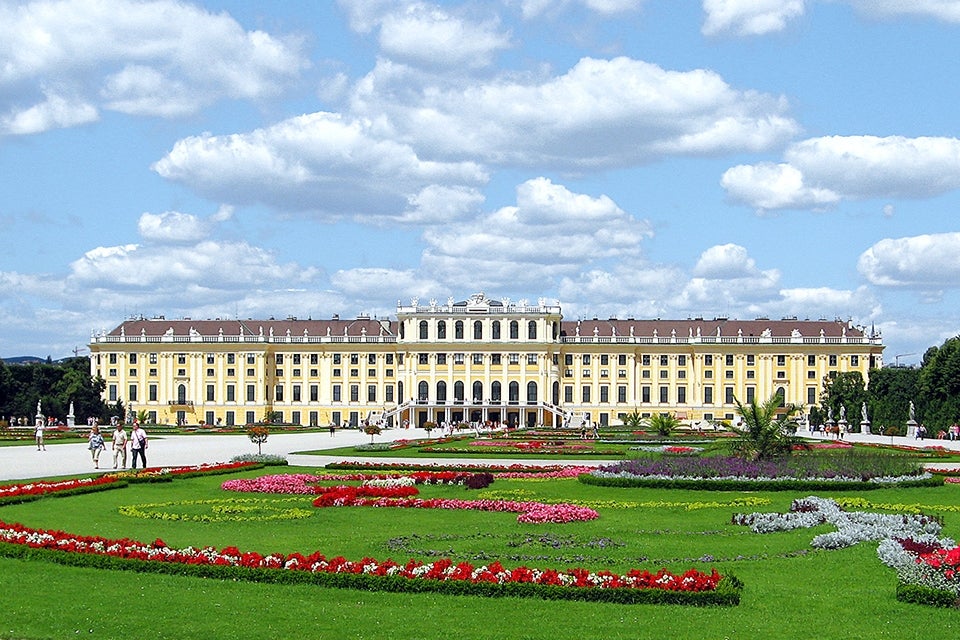 Schonbrunn Palace in Vienna